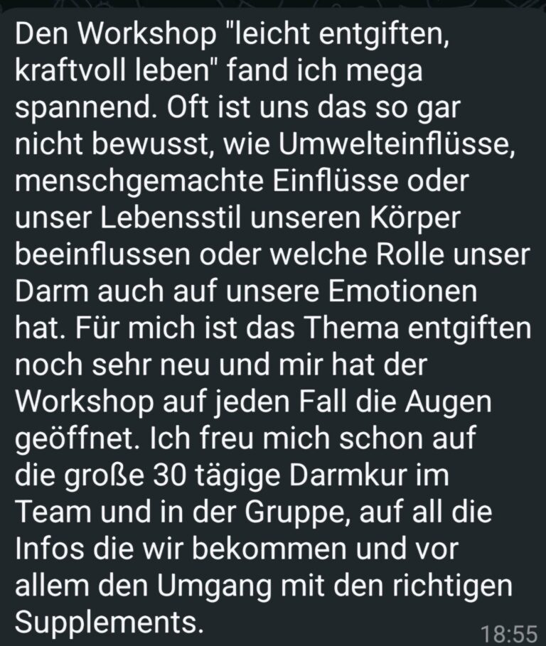 Sanft entgiften, kraftvoll leben