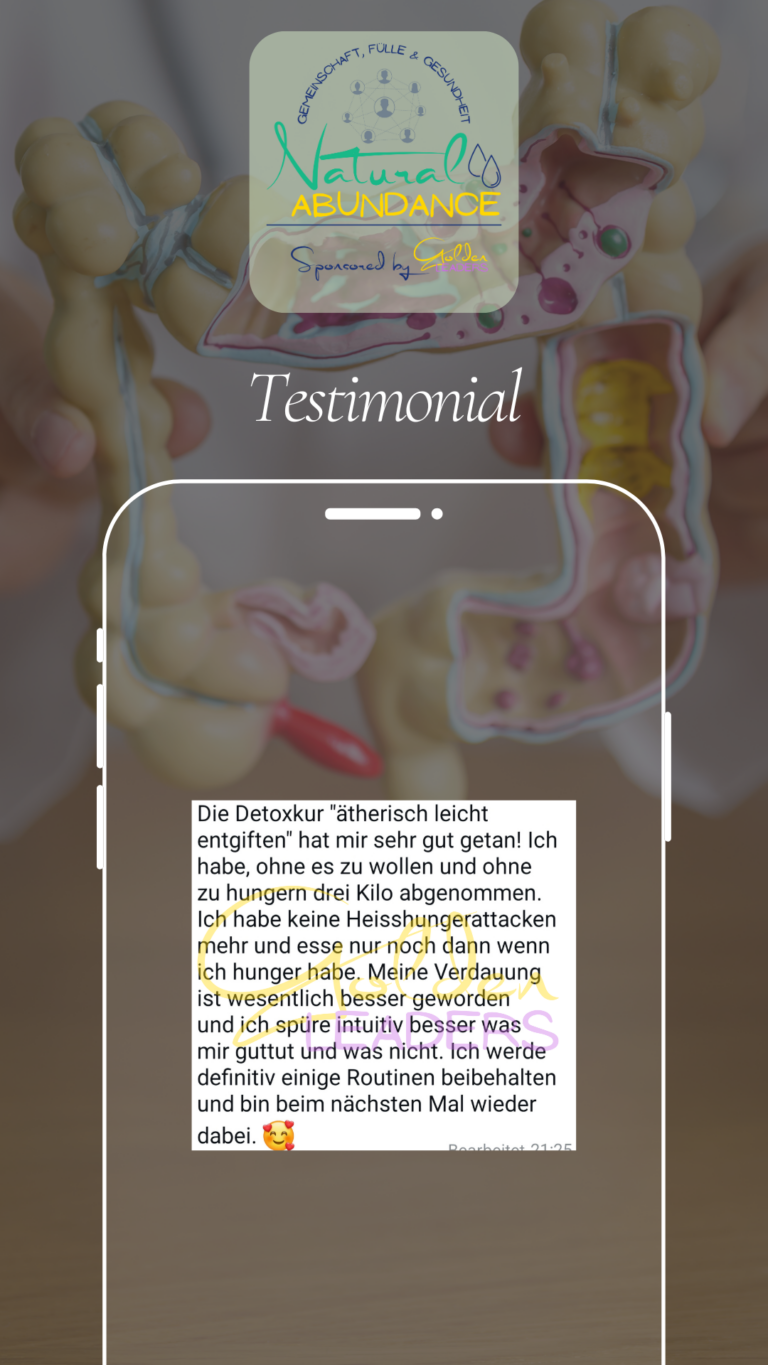 Ätherisch leicht entgiften