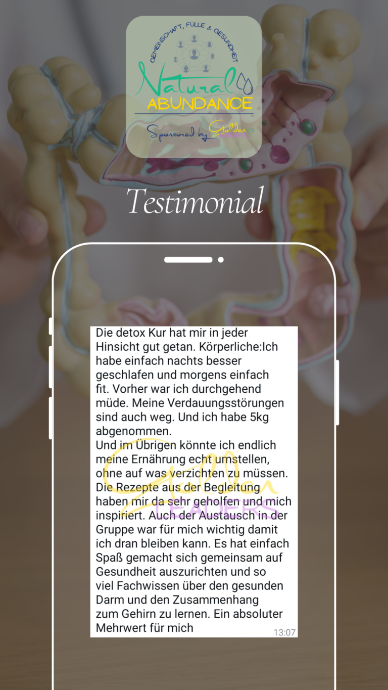 Ätherisch leicht entgiften